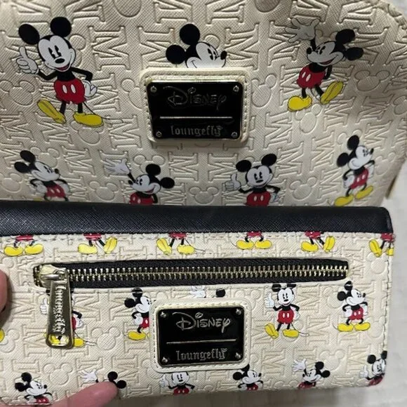 Loungefly Disney Mickey Mouse backpack and wallet - Picture 6 of 6